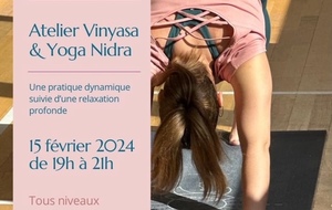 ATELIER YOGA VINYASA + NIDRA  AVEC CHRISTINE