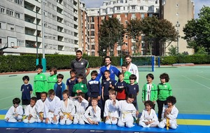 Stage de printemps Judo - temps de partage pluridisciplinaire avec le club de football de St Mandé
