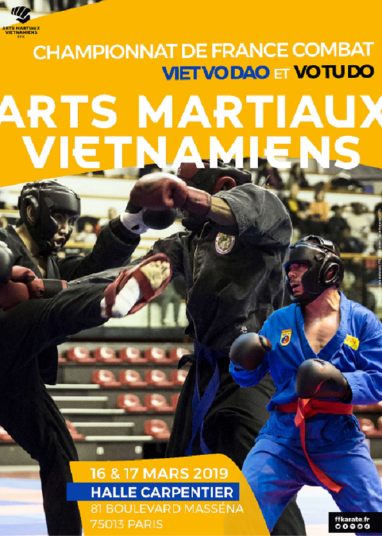  VIET  VO  DAO  Championnat de France Combat LA SAINT 