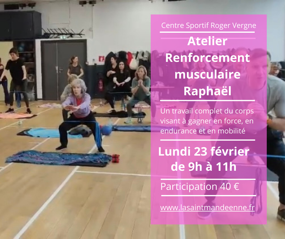 ATELIER RENFORCEMENT MUSCULAIRE RAPHAËL