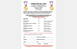 Animation Inter-Club Judo