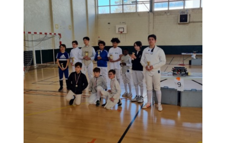 ESCRIME - Compétition (M13) à Le Raincy 93