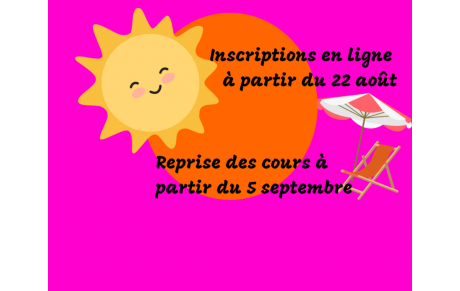  INSCRIPTIONS 2022-2023