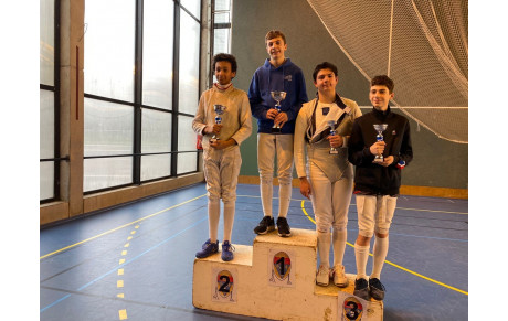ESCRIME : CHAMPIONNAT EDJ ILE DE FRANCE EST 21.01.24