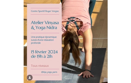 ATELIER YOGA VINYASA + NIDRA  AVEC CHRISTINE